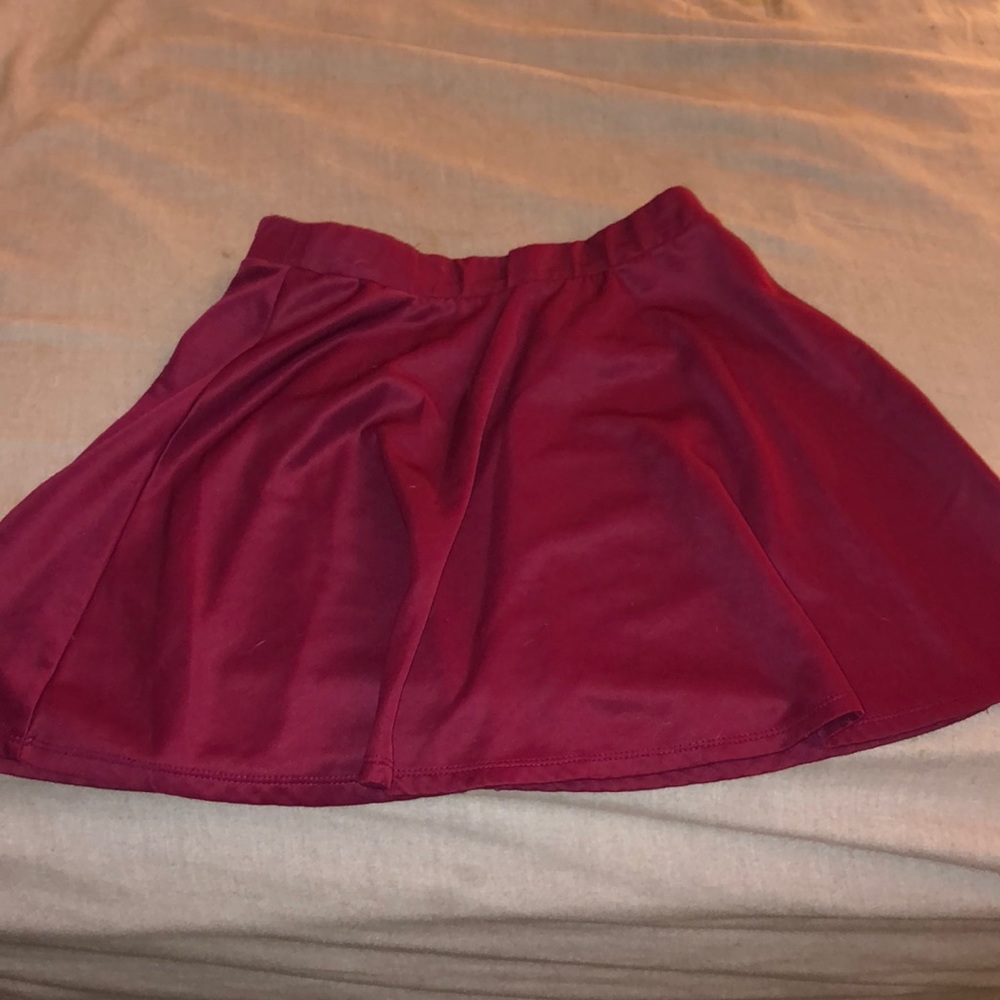 Red skirt